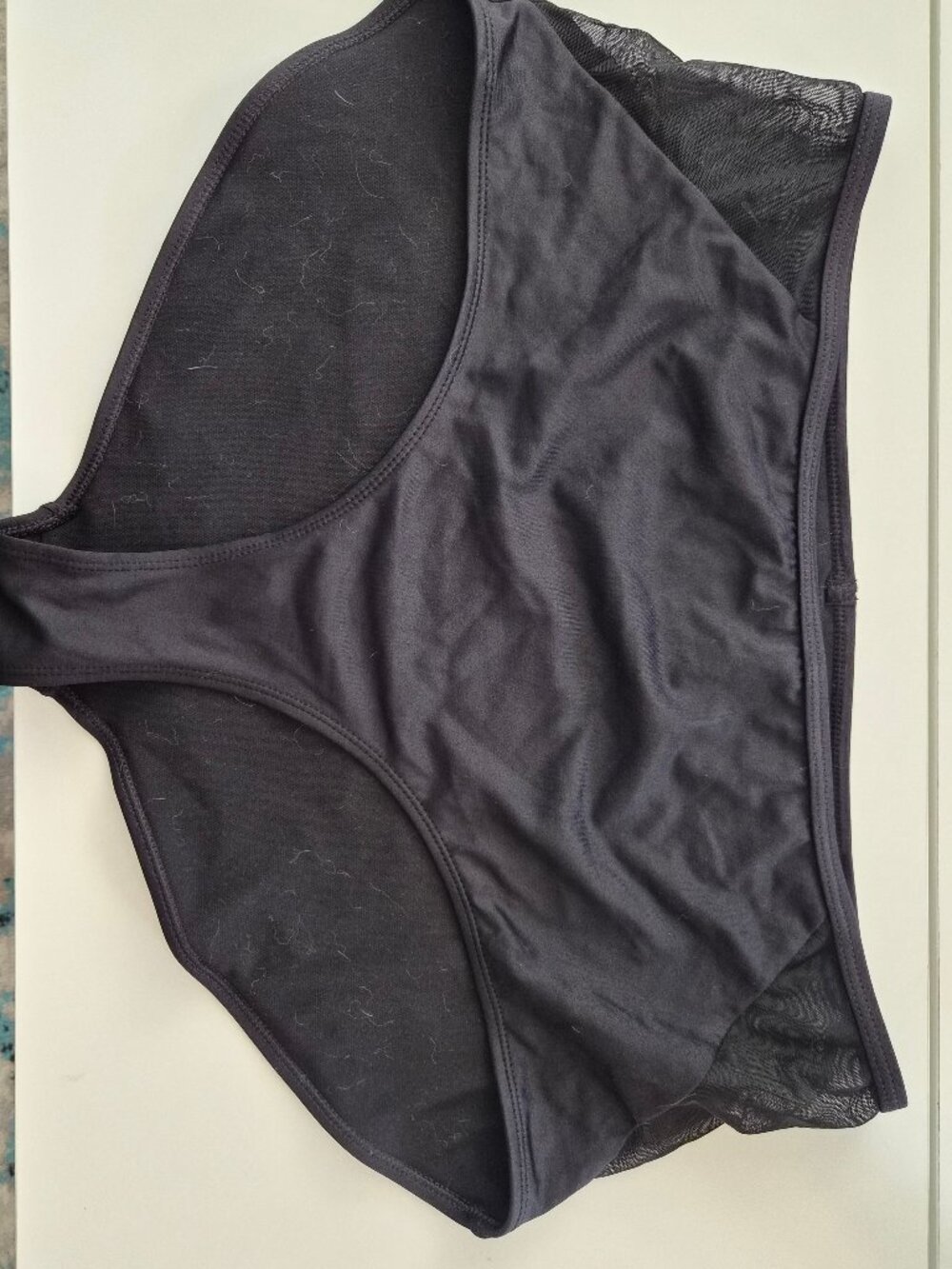 Mesh side bikini bottom